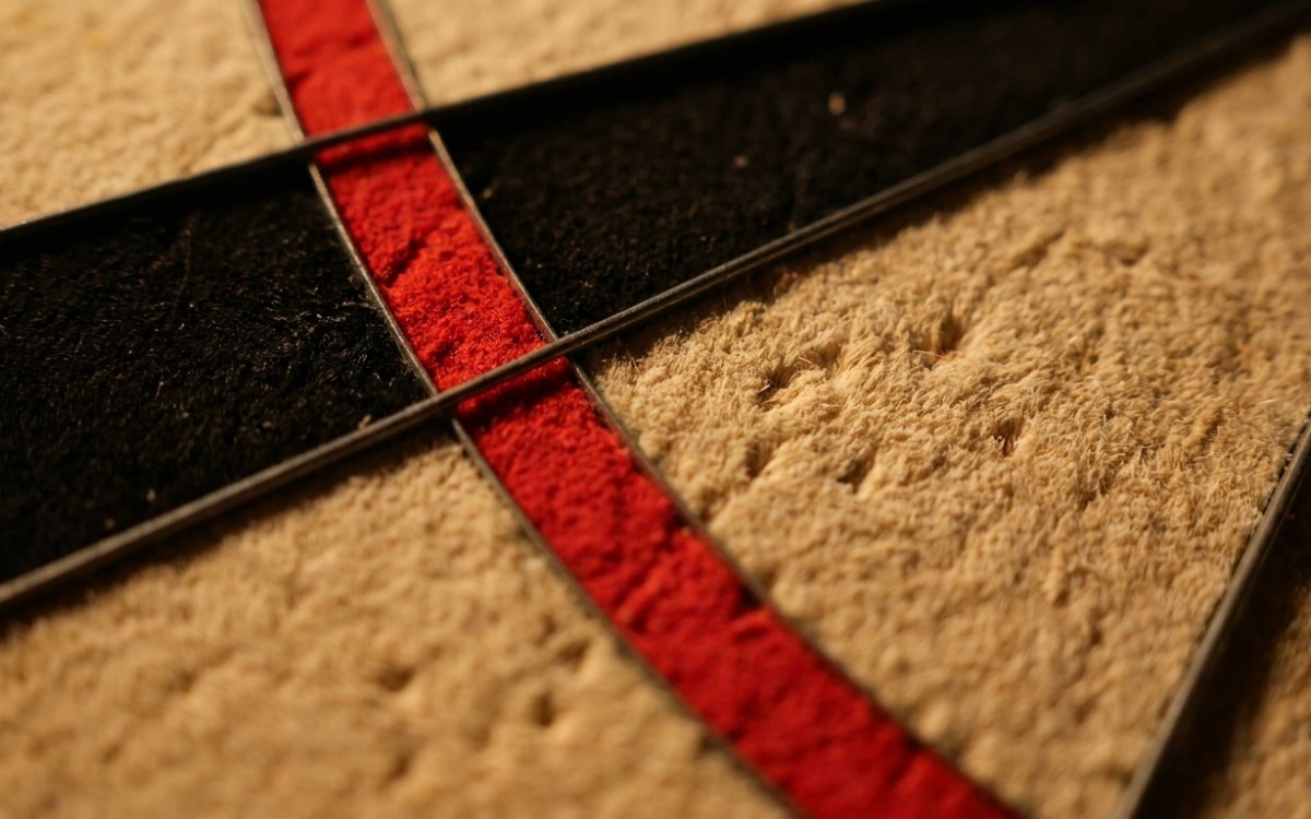 Sisal bristle dartbord